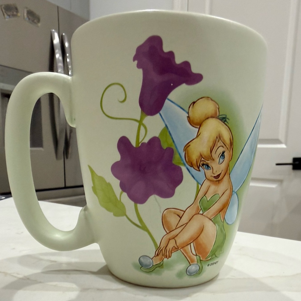 Disney Tinker Bell Mug - Cream and Purple 20oz